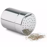 (6 szt.) Dyspenser do przypraw - drobne otwory - Ø otworów 1mm - Stal nierdzewna - 150ml - Wysokość:75mm