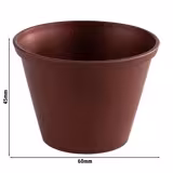 (6 unid) Taça para molhos - Conjunto de 6 - Aço inoxidável - 60ml - redondo - Ø60mm - Vermelho