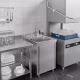Commercial Sink Cabinet ECO - 600x600mm - with 1 bowl centre