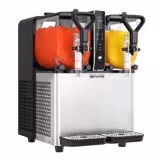Commercial Slush Machine - 2x 3L - 400W - Digital - Black/Silver