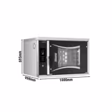 Bakkerij combisteamer op gas - Digitaal - 6x EN 60x40 - incl. wassysteem