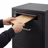 Paketbox mit Briefkasten - für Pakete bis zur Größe M