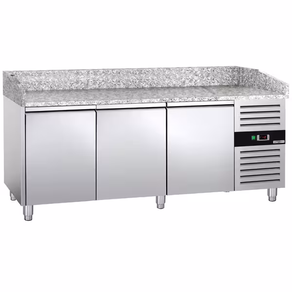 Pizzapult ECO - 2000x800 mm - 3 ajtó - gránit munkalappal