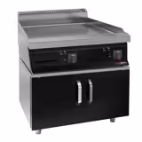 Elektrische bakplaat - 7,1kW - Glad - Bakoppervlak: 795x535mm - met onderbouw met 2 deuren