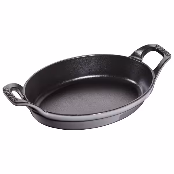 STAUB | SPECIALITIES - Bakvorm - ovaal - 210mm - Gietijzer - Grafietgrijs
