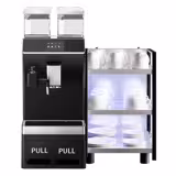 ماكينة قهوة أوتوماتيكية بالكامل - 16 Programme - 5 Zoll Touchscreen - inkl. سخان الأكواب