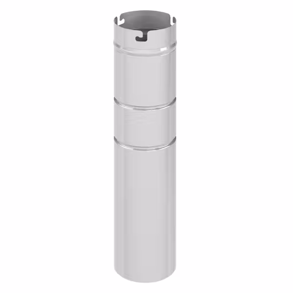 Afvalcontainer voor portafilterreiniger - Capaciteit: 3kg koffiedik - Rvs - 150x150x455mm - voor ASRMHQ & ASROHQ