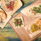 (6 stuks) Kom - BAMBOO - Melamine - 0,2 liter - 175x155mm - Wit