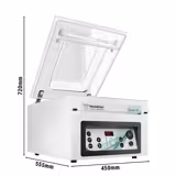 HENKELMAN | Boxer 35 – Machine sous vide à cloche – 16 m³/h – 600 watts – numérique