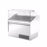 Ice Cream Serve Over Counter | LEVI - 1310mm - Static cooling - with LED lighting - for 7x 5 litres Napoli pans - White