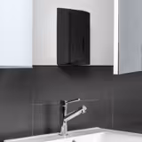 (2 pezzi) AIR-WOLF | Asciugamani elettrico con sensore a infrarossi - Acciaio inox nero opaco