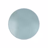 (6 pieces) SELTMANN WEIDEN | Porcelain Coupe Dinner Plates – Turquoise - Ø 28 cm - Flat