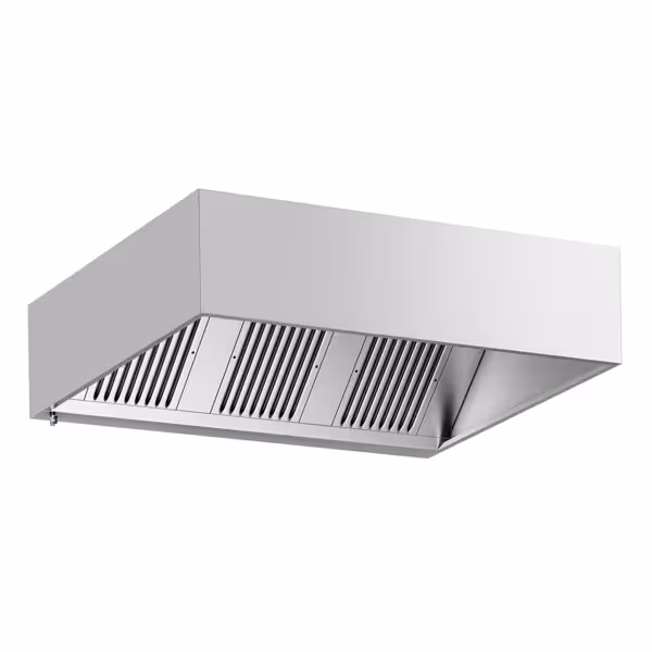 Kutu Tipi Davlumbaz - 1800mm - Alevsavar Filtreli - Aydınlatmalı