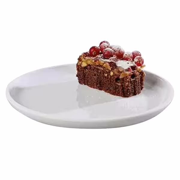 (6 pcs) ASIA PLUS | Canapé Plate - Melamine - Ø160mm - White