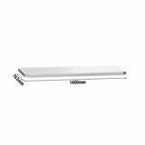 Ripiano intermedio - Acciaio inox - 1400x763mm - compatibile con Tavolo da lavoro in acciaio inox ATK148 & ATK148A