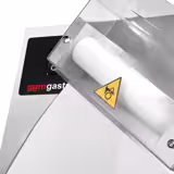 Hamur Açma Makinesi - 260–400mm pizzalar için - Hamur kalınlığı 1–4mm - 370W - Paslanmaz Çelik