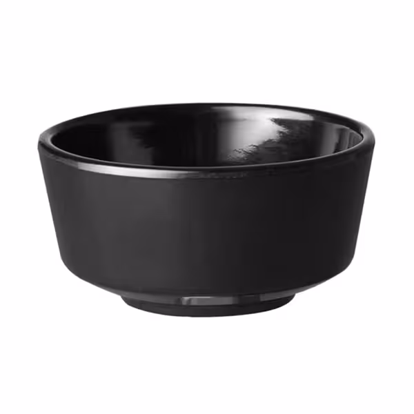 (6 peças) Tigela - FLOAT - Melamina - 1,9 litros - Ø 205mm - Preto