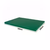 Snijplank - 300x500mm - Dikte: 20mm - HACCP-conform - Polyethyleen - Groen - Antislipvoetjes