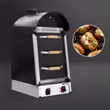 Forno para batatas Kumpir elétrico - controlo mecânico - 4,5kW - 230V - 530x1210x740mm - com 3 gavetas