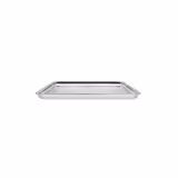 Ausstell-/Auslageblech - Edelstahl - mit Rand - 393x268x40mm