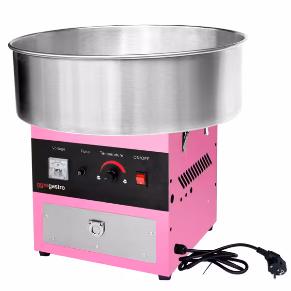 Suikerspinmachine - Ø52cm - 0,95kW - roze - 230V - tafelmodel