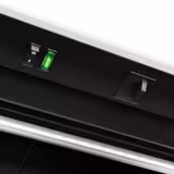 (2 Stück) Getränkekühlschrank - 690 Liter - rahmenloses Design - mit 2 Glastüren & Werbedisplay