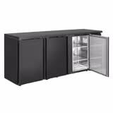 Barkyl & drickakyl ECO – 2002 mm – med 3 dörrar – svart