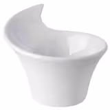 (24 stuks) kom - MINI - Melamine - 70ml - 85x70mm - Diepte: 60mm - Wit