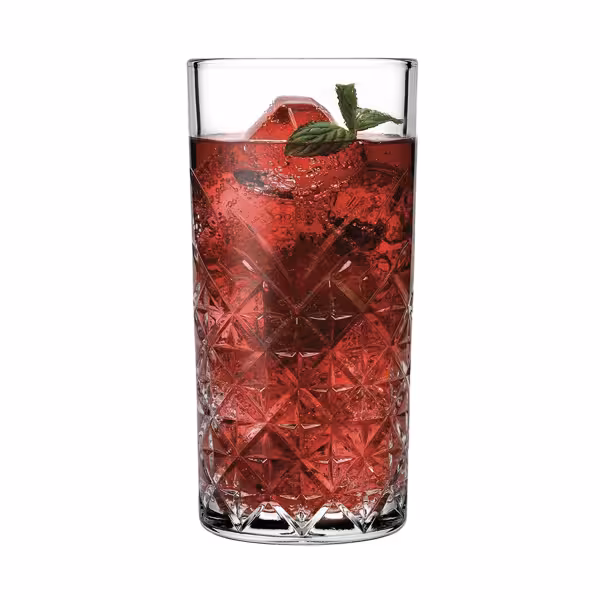 (12 pcs) Hi Ball Glass - TIMELESS - 345 ml - Clear
