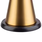 (4 unid) Candeeiro de mesa LED - CONE MINI - recarregável sem fios - regulável em 3 níveis - Ø130mm - Dourado - IP54