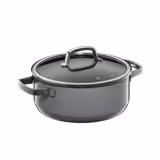 WMF | Fusiontec Mineral – Cocotte – Ø 240 mm – 4,4 litres – avec couvercle en verre – Platinum