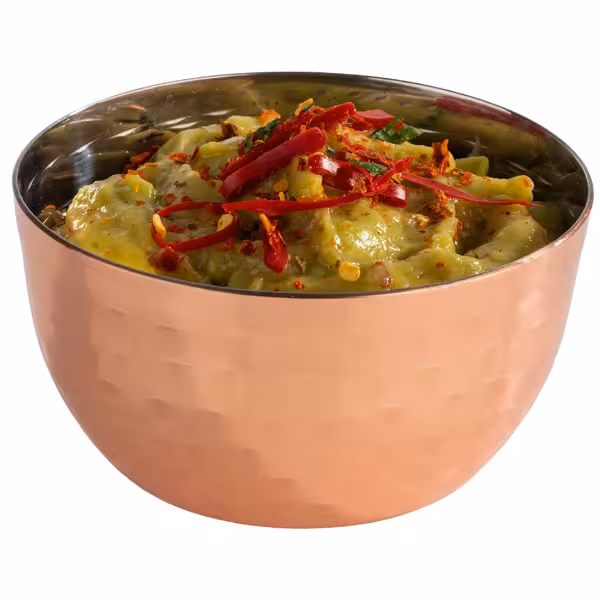 (6 pieces) Bowl - MUMBAI - stainless steel - 0.15 liters - Ø 85mm - copper