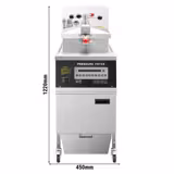 Drukfriteuse - 24 liter - 13,5 kW - digitale bediening - met oliefiltersysteem