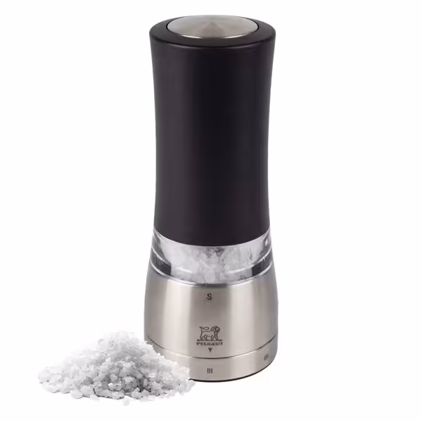 PEUGEOT | DAMAN - Elektrische zoutmolen - RVS/Acryl - Hoogte: 160mm