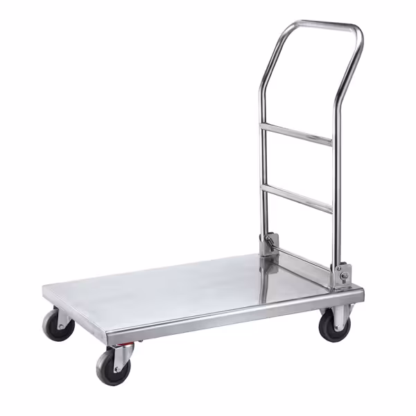 Commercial Folding Platform Trolley - 515x820mm - 1 Tier