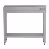 Edelstahl Arbeitstisch ECO - 700x600mm - mit Grundboden