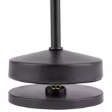 (4 pz) Lampada da tavolo LED ricaricabile - ALVA MICRO - dimmerabile a 3 livelli - IP54 - per interno/esterno - Ø 80mm - Nero