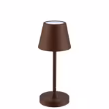 (4 pcs) LED Table Lamp - MERLE MICRO - Rechargeable - Cordless - 3-step dimmable - Ø80mm - Grid - with Charging Dock
