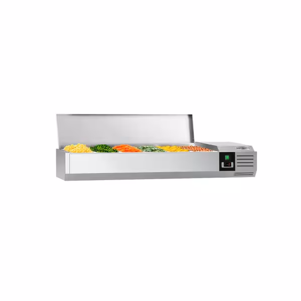 Countertop Display Fridge PREMIUM - 1400x335mm - 6x GN 1/4
