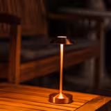 Lampe de table - ALVA MICRO - à intensité variable - 3 niveaux - Ø80mm - Cuivre