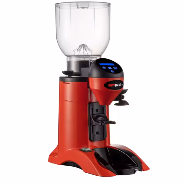 Espresso koffiemolen - 2kg bonenreservoir - 77dB - Met automatische dosering - rood