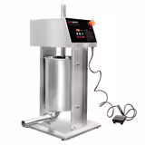 Embutidora eléctrica de salchichas y churros - 12 litros - 90 vatios - Acero Inox. - Incluye 4 embutidoras y 3 accesorios para churros