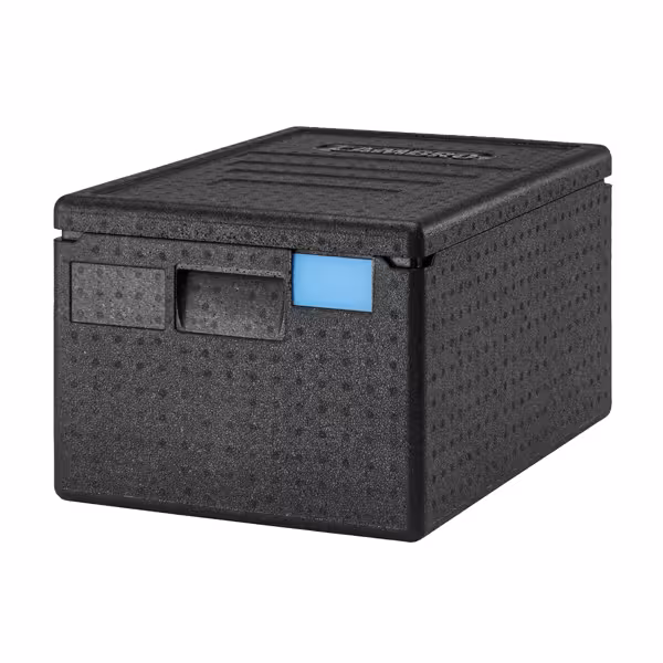 CAMBRO | Cam GoBox® Toploader – GN 1/1 – Black lid – 600×400×316 mm – 4h temperature hold