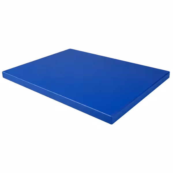 Snijplank - 600x400mm - Dikte: 20mm - HACCP-conform - Polyethyleen - Blauw - Vaatwasmachinebestendig