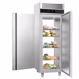 Doorgeef koelkast RVS PREMIUM - GN 2/1 - 700mm - 1410liter - tot -2°C tot +8°C - met 1 deur voor & achter - geforceerde koeling, automatische ontdooiing & LED‑verlichting