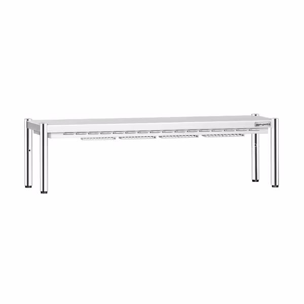 Mostek grzewczy PREMIUM na podczerwień z promiennikiem ceramicznym - 1800x370mm - 1,4kW - 1 podgrzewany poziom - regulowana wysokość