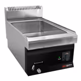 Bain marie – elektromos - 1,2 kW - 1x GN 1/1 vagy 2x GN 1/2 - leeresztőcsappal