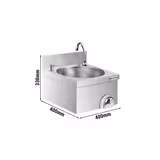 Lavabo - inox - avec distributeur de savon       