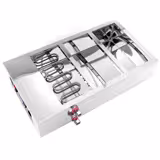 Fundidor de chocolate - 3x 1/3 GN - 1,5 kW - incl. 3 tapas y 3 recipientes GN 1/3