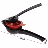 (6 Stück) Manuelle Limetten- & Zitronenpresse - Länge: 210mm - 2 Presskegel - Aluminium